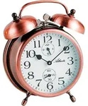 Atlanta - 1058-18 - mechanischer Doppelglocken-Wecker - Wei&szlig;