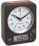 Analoger Funk-Wecker mit minutengenauer digitaler Alarmeinstellung COMBO