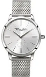 Thomas Sabo Uhr f&uuml;r Damen mit Quarzwerk und Edelstahl-Meshband - Silber