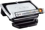 Tefal OptiGrill+ GC712D Kontaktgrill 2000 W Sensortechnik Silber - Silber