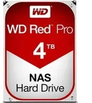 Western Digital Red Pro, 4 TB, 7200 RPM, 128 MB, 3.5", Serial ATA III