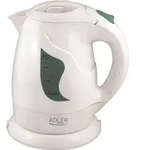 Adler AD 08 w, 1 l, 850 W, Wei&szlig;, Wasserstandsanzeige, Drahtlos, Filterung - Wei&szlig;