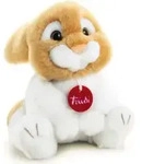 Trudi 23741, Spielzeug-Hase - Braun/Rot/Wei&szlig;