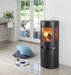 Aduro 50299, Aduro Kaminofen | Aduro 9.5 Stahl | 3 Scheiben | 6 kW Schwarz,