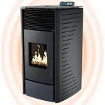 NEMAXX&reg; P12 Pelletofen 13,6 kW A+ bis 300 m3 &ndash; Auto-Reinigungszyklus, ECO-Modus,