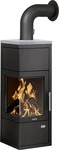 JUSTUS 4698 11, Justus Diego w&auml;rmePlus Kaminofen Schwarz, Energieeffizienzklasse: A