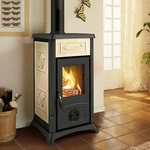 La Nordica 3005102, La Nordica Holzofen | GEMMA LEAN CERAMICA | 6,5 kW | Creme,