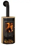 Justus | Kaminofen | Usedom 7 | 7 kW | Stahl Schwarz, Sandstein - Beige