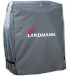 LANDMANN Grill-Schutzh&uuml;lle Grillabdeckung Wetterfest M Grau Wasserdicht