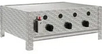 BBQ-Toro Edelstahl Gastrobr&auml;ter 3-flammig, 64 x 52 x 27 cm, Gastrogasgrill,