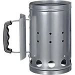 Hi Grillkohleanz&uuml;nder Metall, H&uuml;hnchenr&ouml;ster, Edelstahl, Metall, Kunststoff, Rund,