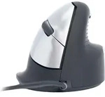 R-Go Maus HE ergonomisch rechts USB gro&szlig; schw./silb retail - Schwarz