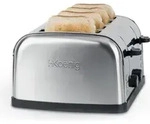 H.Koenig Toaster TOS14 / 4 Scheiben / 6 Br&auml;unungsebenen / 3 Funktionen /...