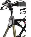 Rollator TAiMA GT mit Netz und Stockhalter PU>>>>Farbe: resedagr&uuml;n-metallic...