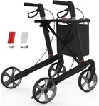 Rollator ATHLON SL Carbon Standard mit Stockhalter und Tasche>>>>Farbe: schwarz SH