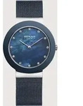 Bering Ceramic Collection 11435-387 Damenarmbanduhr Mit Keramikelementen - Blau