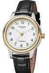 Regent Armbanduhr schwarz F-958 Damen Analog-Handaufzug URF958 - Schwarz