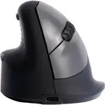 R-Go Maus HE ergonomisch links Bluetooth mittel schw./silb retail - Schwarz