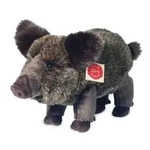 Teddy Hermann Wildschwein, Kuscheltier, Stofftier, Pl&uuml;schtier, Waldtier, stehend,