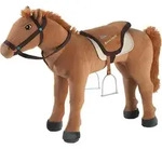 BIBI & TINA Pferd " Amadeus" stehend gro&szlig; Gr&ouml;&szlig;e 90 cm - Braun