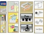 Gimi TELEPACK 100, Wand-Rack, Aluminium, Harz, Wei&szlig;, 7 m, 1000 mm, 380 mm - Wei&szlig;
