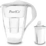 Glas-Wasserfilter wei&szlig; inkl. 1 Universal Filterkartusche - Wei&szlig;