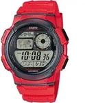 Casio Illuminator Herrenuhr Casio-AE-1000W-4AVEF - Schwarz/Rot