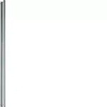 Hager UN10A, Metall, WEEE, 26,2 mm, 1497 mm, 18 mm