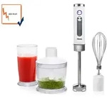 Tristar MX-4186 Stabmixer Set, P&uuml;rierstab, 0,5 l, 400 W, Edelstahl, Wei&szlig; -