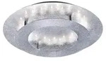 Runde Paul Neuhaus LED Deckenleuchte Blattsilber Optik &Oslash; 40cm 1054lm