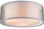 Globo Lighting Deckenleuchte Metall Nickel matt, 3x E14 - Silber