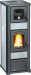 WAMSLER G001887386, Wamsler Romantik Kaminofen Naturstein mit Backfach Schwarz,