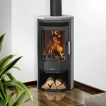 JUSTUS 6531 23, Justus Usedom 5 Kaminofen Stahl Schwarz / Speckstein,