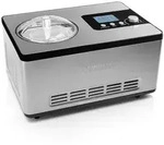 Princess 282604 Eismaschine Deluxe, Kompressor Eismaschine, 2 l, 1 Becken, Edelstahl,
