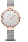 BERING Classic Damenuhr silber/ros&eacute;goldfarben 12034-064 - Silber