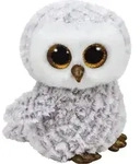 Beanie Boo Eule Owlette - 24 cm, weiss - Grau/Wei&szlig;