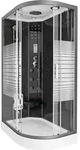 HOME DELUXE - Komplettdusche BLACK PEARL - Ma&szlig;e: 120 x 80 cm Rechts - inkl.
