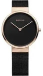 BERING Max Ren&eacute; Damenuhr schwarz/ros&eacute;goldfarben 14531-166 - Schwarz