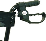 Drive Leichtgewicht Rollator Torro inkl. Tasche, R&uuml;ckengurt und Stockhalter rot -