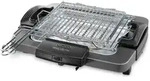 De'Longhi BQ 60.X Tisch-Elektrogrill 1900W schwarz und grau Edelstahl 28x27cm -