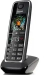 Gigaset C530HX, DECT-Telefon, 150 Eintragungen, Anrufer-Identifikation, Schwarz -