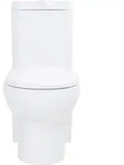 vidaXL Toilette f&uuml;r Ecke Keramik Wei&szlig; - Wei&szlig;