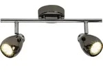 BRILLIANT LED Milano Spotrohr | moderner Deckenstrahler | 2-flammig | Metall | 