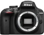 Nikon D3400 Body (nur Geh&auml;use, ohne Objektiv) Spiegelreflexkamera schwarz - Schwarz