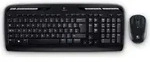 Logitech MK330, Standard, Kabellos, RF Wireless, QWERTY, Schwarz, Grau, Maus