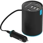 RealPower KFZ-Ladeger&auml;t Tube 2400mA 5xUSB - Schwarz