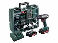 Metabo BS 18 Set Akku Bohrschrauber 18V 48Nm + 2x Akku 2,0Ah + Ladegerät + Mobile