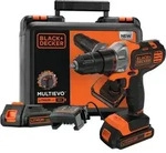 Black & Decker MT218KB, Handbohrmaschine, Schwarz, Orange, 800 RPM, Akku,...