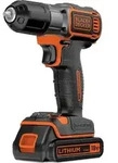 Black & Decker ASD18K-QW, Handbohrmaschine, Ohne Schl&uuml;ssel, Schwarz, Orange, 1 cm,
