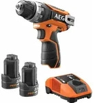 AEG BS 12C2 Li-202C, Handbohrmaschine, Bohren, Schraubendrehen, Schwarz,...
